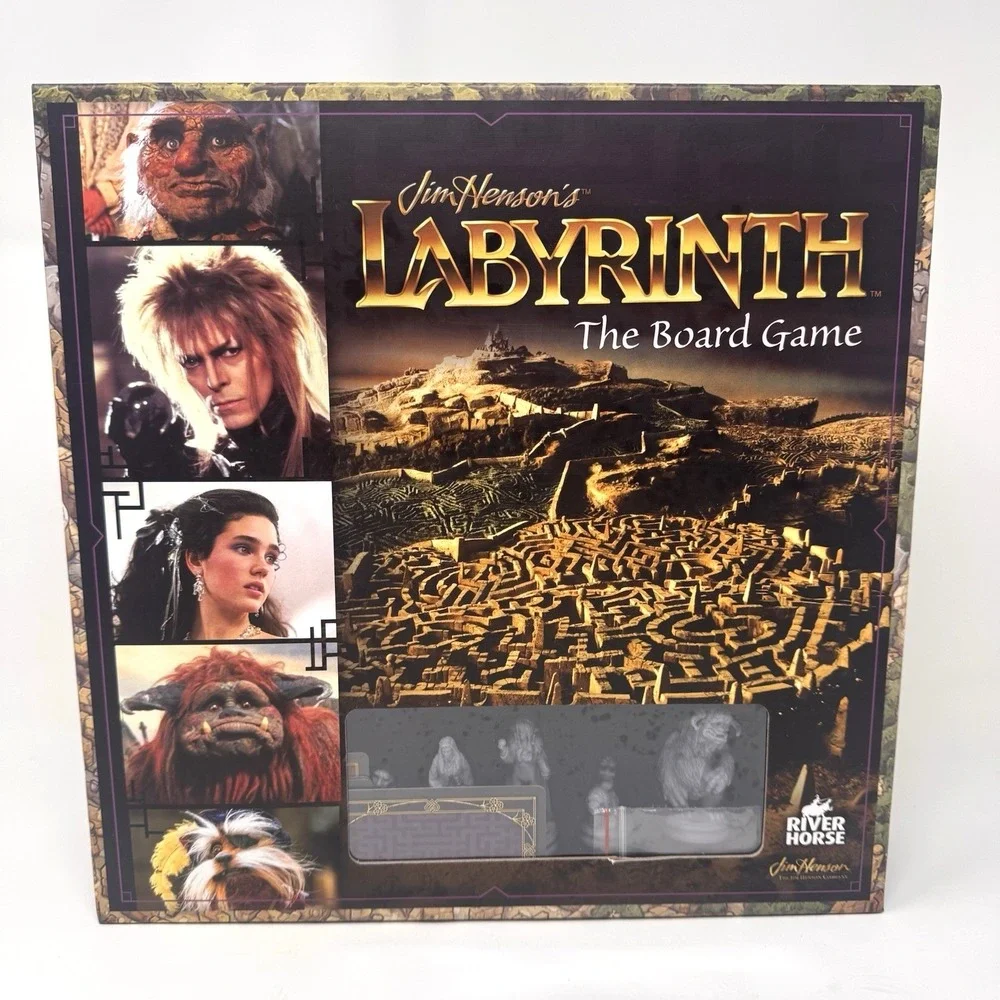 Jim Henson Labyrinth Board Game Fantasy Strategy Adventure Classic Complete Set - Picture 2 of 15